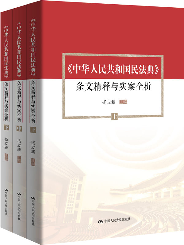 《中华人民共和国民法典》条文精释与实案全析[套装共3册]